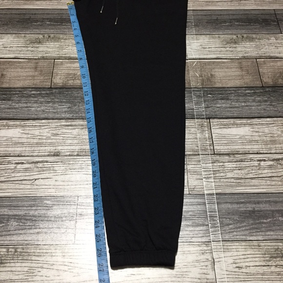 Eddie Bauer Sweatpants Joggers Women’s S Black (Inseam 27) Drawstring - Picture 2 of 10